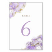Lavendelgold Tischnummer 6 (Vorderseite)