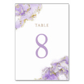 Lavendelgold Tischnummer 8 (Rückseite)