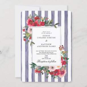Lavendelgraue Hochzeitseinladung Einladung