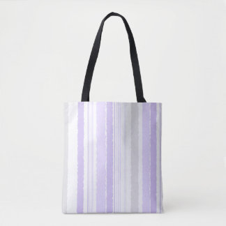 Lavendelgraue Wasserfarben-Gestreifte-Tasche Tasche