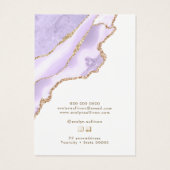 Lavendelhalskarte (Rückseite)