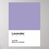 Lavendelhaze Poster (Vorne)