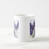 Lavendelhintergrund Kaffeetasse (Mittel)