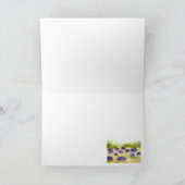 Lavendelkarte Karte (Innenseite)