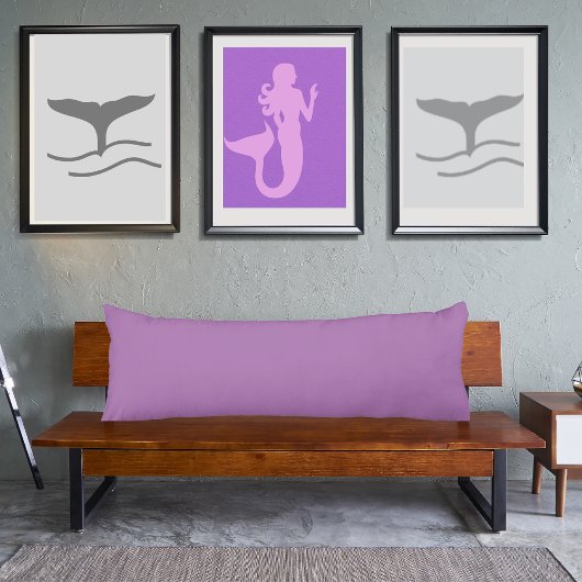 Lavendellicht lila Vollfarbe Seitenschläferkissen