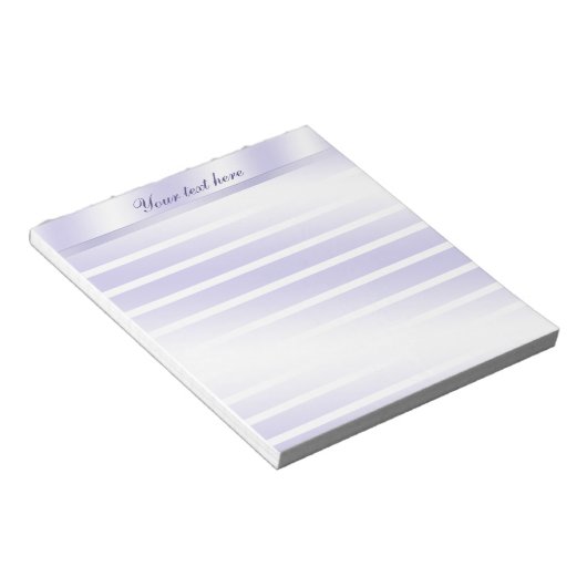 Lavendelmarkierung Personalisierter Notepad Notizblock (angewinkelt)
