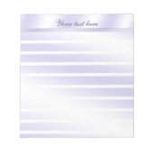 Lavendelmarkierung Personalisierter Notepad Notizblock (Vorderseite)