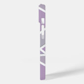 Lavendelmosaikmuster Case-Mate iPhone Hülle (Rückseite / Links)