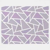 Lavendelmosaikmuster Fleecedecke (Vorderseite (Horizontal))
