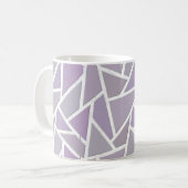 Lavendelmosaikmuster Kaffeetasse (Vorderseite Links)