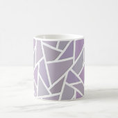 Lavendelmosaikmuster Kaffeetasse (Mittel)