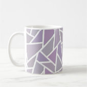 Lavendelmosaikmuster Kaffeetasse (Links)
