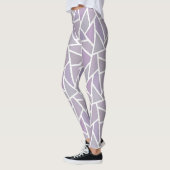 Lavendelmosaikmuster Leggings (Links)