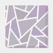 Lavendelmosaikmuster Magnet (Vorne)