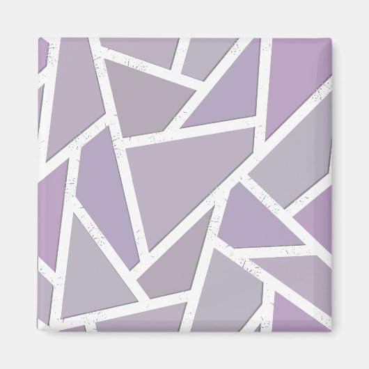 Lavendelmosaikmuster Magnet (Vorne)