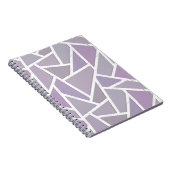 Lavendelmosaikmuster Notizblock (Rechte Seite)