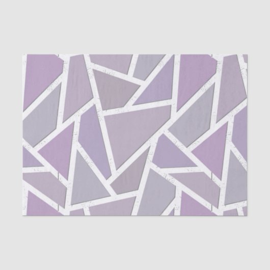 Lavendelmosaikmuster Seidenpapier (Vorderseite)