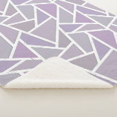 Lavendelmosaikmuster Sherpadecke (3/4)