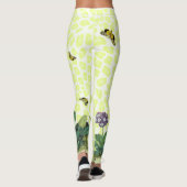 LavendelPrimula auf Applecheetah-Leggings Leggings (Rückseite)