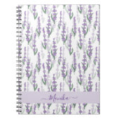 Lavendelprovenz lila Blume Notizblock (Vorderseite)