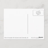 Lavendelrollen nach der Ernte nach der Postkarte (Rückseite)