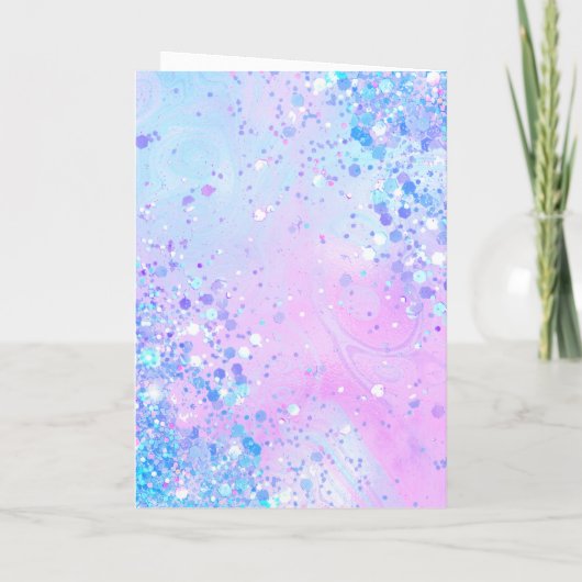 Lavendelschmetterling danke karte (Rückseite)