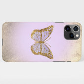Lavendelschmetterling Design iPhone Gehäuse iPhone Hülle (Rückseite (Horizontal))