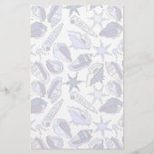 LavendelSeashells Briefpapier (Vorderseite)