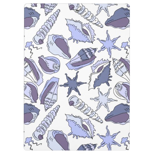 LavendelSeashells Klemmbrett (Rückseite)