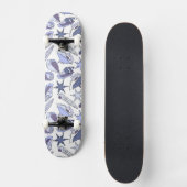 LavendelSeashells Skateboard (Vorderseite)