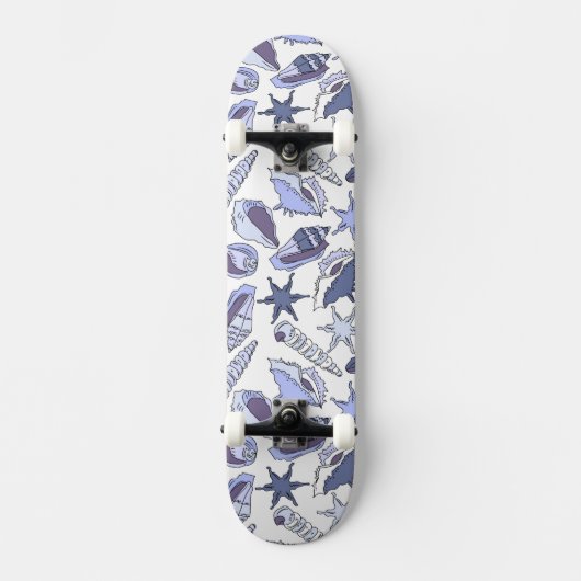 LavendelSeashells Skateboard (Vorderseite)