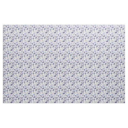 LavendelSeashells Stoff (Yard (91,4 cm))