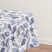 LavendelSeashells Tischdecke (Beispiel)