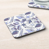 LavendelSeashells Untersetzer (Linke Seite)