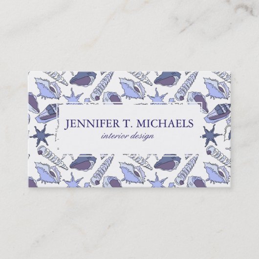 LavendelSeashells Visitenkarte (Vorderseite)