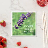 Lavendelstalk, Brautparty Paper Napkins Serviette (Beispiel)