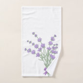 Lavendelstrauss Badhandtuch Set (Handtuch)