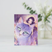 Lavendeltäuschung - Postkarte (Stehend Vorderseite)