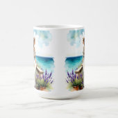 Lavendelträume am Meer Kaffeetasse (Mittel)