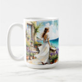 Lavendelträume am Meer Kaffeetasse (Links)