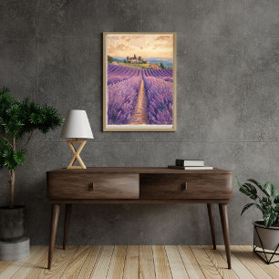 Lavendelträume – Ländliches Provence im Vintage-St Poster