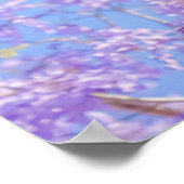 Lavendelträume unter offenem Himmel Poster (Ecke)