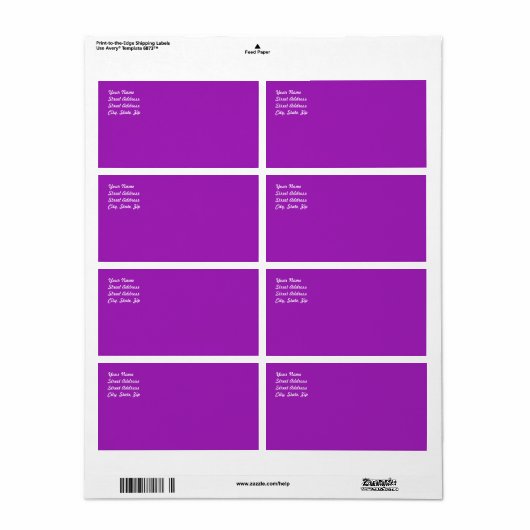 Lavendelverschiffungssiegel (Vorne)