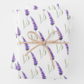 Lavendelwackelpapier Geschenkpapier Set (Beispiel)