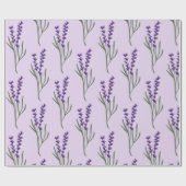 Lavendelwackelpapier Lila Muster Geschenkpapier (Flach)