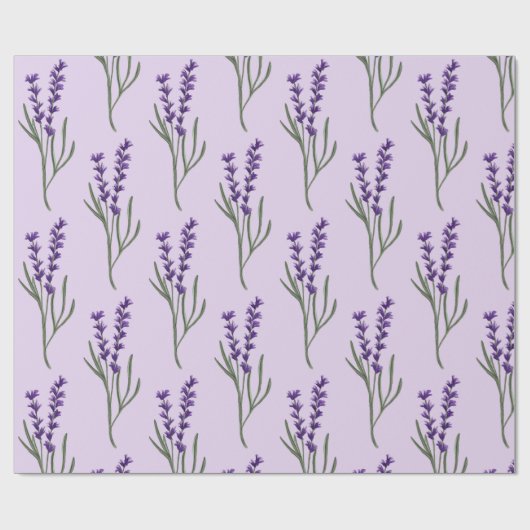 Lavendelwackelpapier Lila Muster Geschenkpapier (Flach)