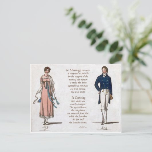 Lavendelwasser Postkarte (Stehend Vorderseite)