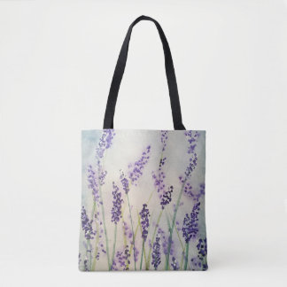 Lavendelwatercolor-Taschen-Tasche Tasche