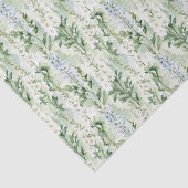 Lavendelweiße Delphinium-Blumen Brausebad Seidenpapier (Ausschnitt)