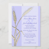 Lavendelweizen im Freien Einladung (Vorderseite)